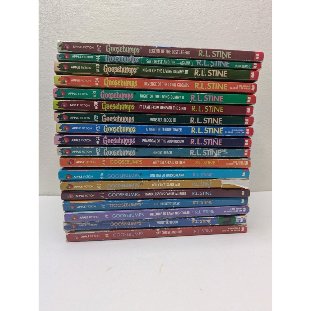 Goosebumps By R.L. Stein Lot Of 18 Books Originals READ Vintage